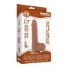 LoveToy SlidingSkin Gode Sliding Skin 13 x 3.7cm Marron